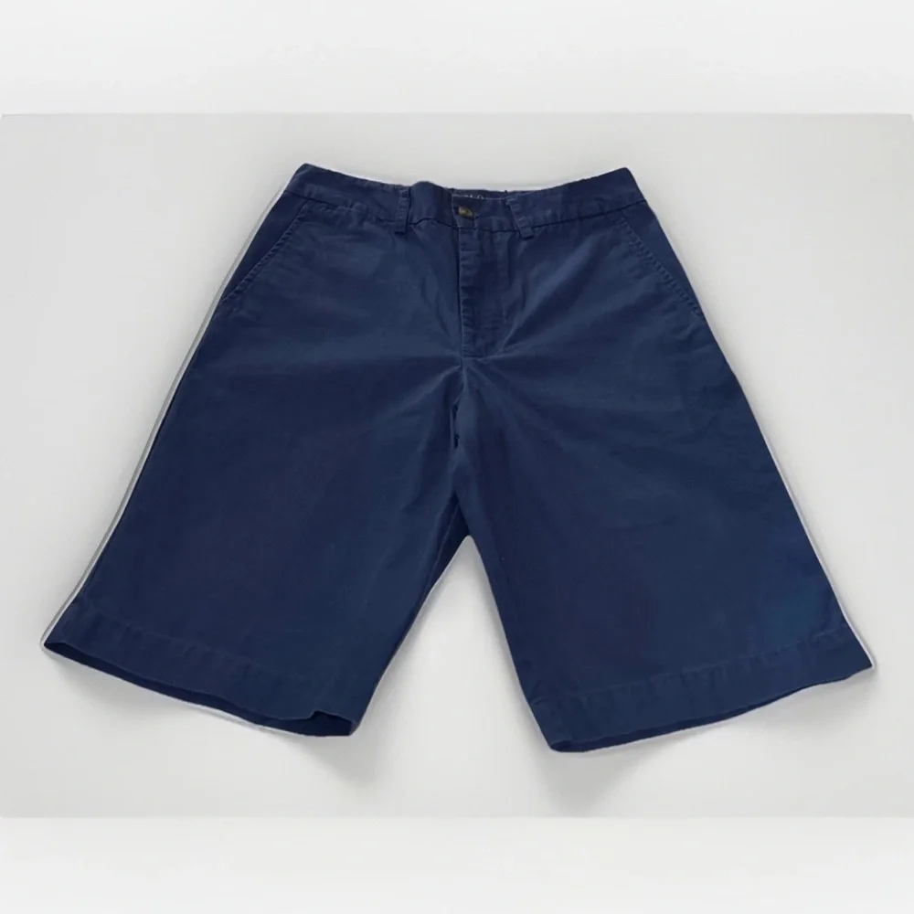 Polo Ralph Lauren Classic Chino Shorts Boys, Size 12, Navy‎ Blue Preppy Casual